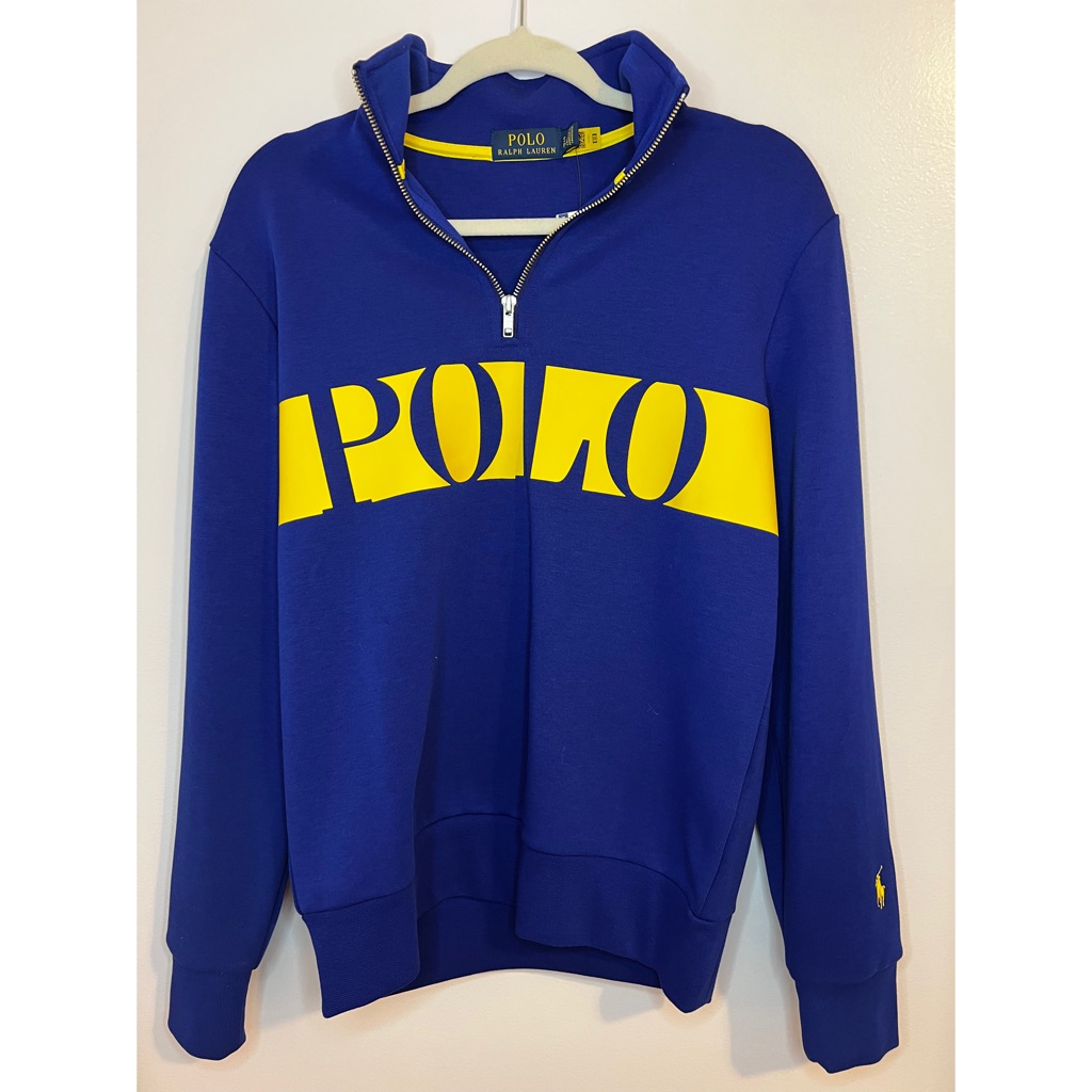 Polo Ralph Lauren Men’s Polo Logo Double Knit Sweater